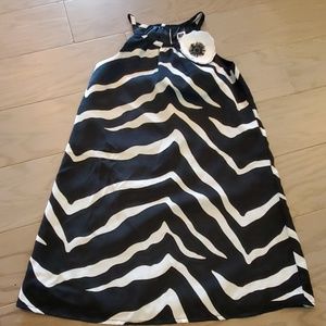 JANIE AND JACK Black and White classic dress